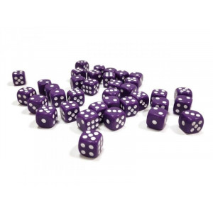 Набор фиолетовых игровых кубиков ZVEZDA "D6", 12мм, 36 шт Артикул - ZV-1138