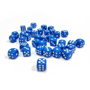Набор синих игровых кубиков ZVEZDA "D6", 12мм, 36 шт Артикул - ZV-1139