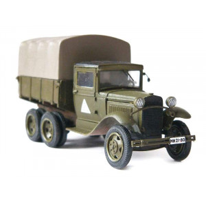 Сборная модель ZVEZDA Советский армейский трехосный грузовик (ГАЗ-ААА), 1/35 Артикул - ZV-3547