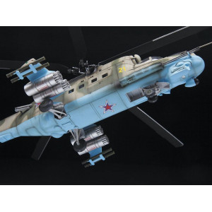Сборная модель ZVEZDA Советский ударный вертолёт Ми-24П, 1/48