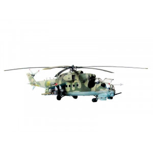 Сборная модель ZVEZDA Советский ударный вертолет Ми-24В/ВП "Крокодил", 1/72 Артикул - ZV-7293