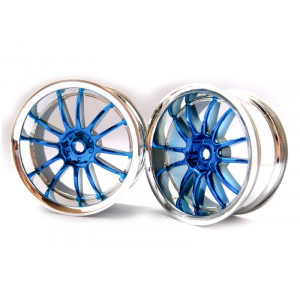 Комплект колес для Himoto Hi5101BL, Голубой Хром - Артикул: Hi02020PB