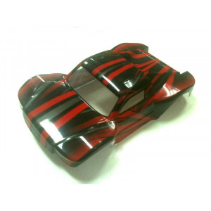 Кузов шорт-корса красного цвета для моделей Himoto E10SC, E10SCL - Артикул: Hi31401