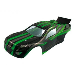 Кузов трагги зеленого цвета для автомоделей Himoto E10XT, E10XTL - Артикул: Hi31505