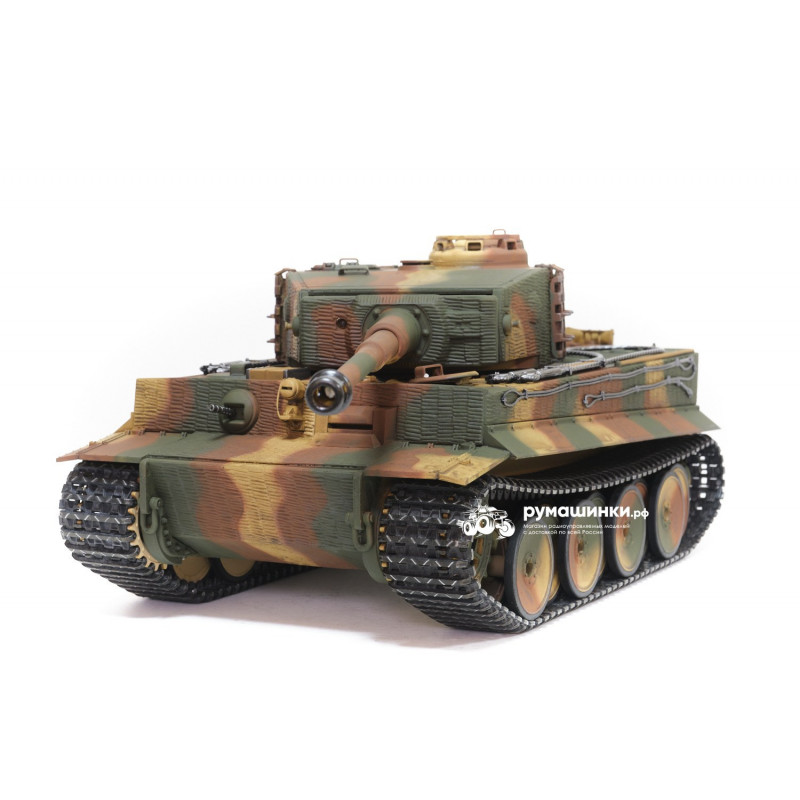 P/У танк Taigen 1/16 Tiger 1 (Германия, средняя версия) откат ствола (для ИК боя) V3 2.4G RTR TGIF3818-E1-3.0