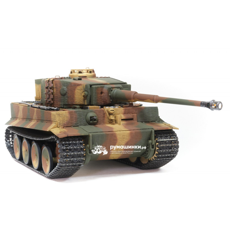 P/У танк Taigen 1/16 Tiger 1 (Германия, средняя версия) откат ствола (для ИК боя) V3 2.4G RTR TGIF3818-E1-3.0