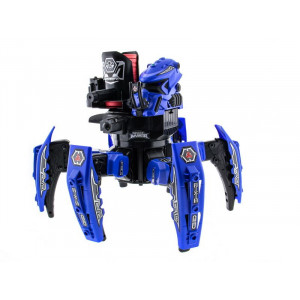 Р/У боевой робот-паук Space Warrior, лазер, диски, синий, Ni-Mh и З/У, 2.4G - Артикул KT-9005-1B