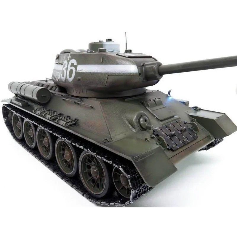 Р/У танк Taigen 1/16 TGIF3909-B1-3.0 (СССР) откат ствола (для ИК боя) V3 2.4G RTR