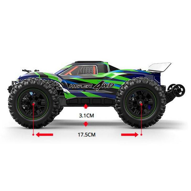 Радиоуправляемый джип MJX Hyper Go 4WD LED 1:16 2.4G - MJX-16108-GREEN