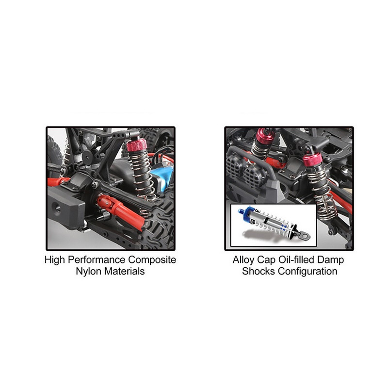 Радиоуправляемый монстр Remo Hobby RHGT Brushless (оранжевый) 4WD 2.4G 1/10 RTR