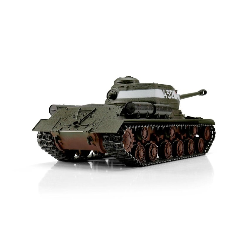 Радиоуправляемый танк Taigen 1/16 ИС-2 модель 1944, СССР, зеленый, (для ИК боя) V3.0 2.4G RTR