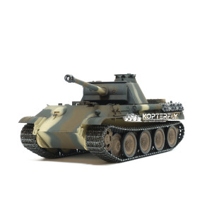 Радиоуправляемый танк Taigen 1/16 Panther type G (Германия) HC версия, башня на 360, подшипники в ред., V3 2.4G