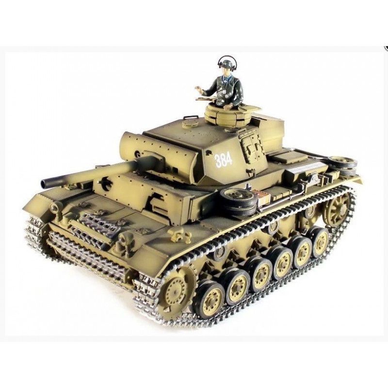 Радиоуправляемый танк Taigen 1/16 Panzerkampfwagen III (Германия) HC V3 2.4G RTR