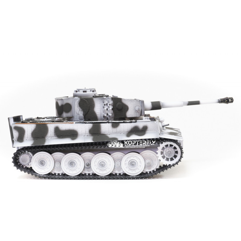 Радиоуправляемый танк Taigen 1/16 Tiger 1 (Германия, поздняя версия) V3 2.4G RTR зимний камуфляж