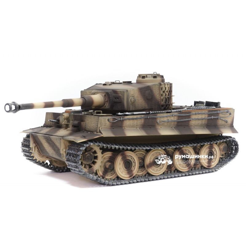 Радиоуправляемый танк Taigen 1/16 Tiger 1 (поздняя версия) HC, ИК-пушка, башня на 360, подшипники V3.0