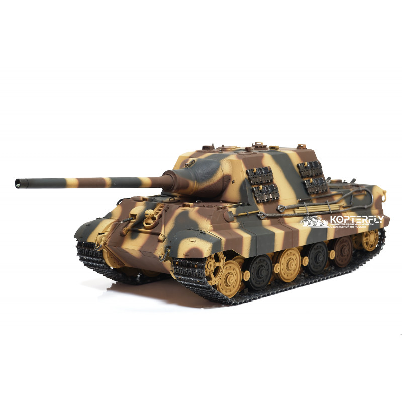 Радиоуправляемый танк Torro Jagdtiger (Metal Edition) 1/16, ИК-пушка V3.0 2.4G RTR