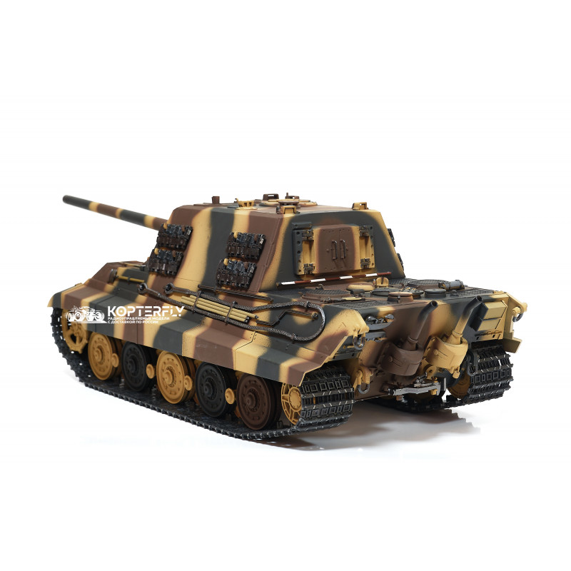 Радиоуправляемый танк Torro Jagdtiger (Metal Edition) 1/16, ИК-пушка V3.0 2.4G RTR