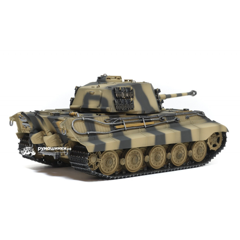 Радиоуправляемый танк Torro King Tiger, башня Henschel (Metal Edition) 1/16, ВВ-пушка V3.0 2.4G RTR