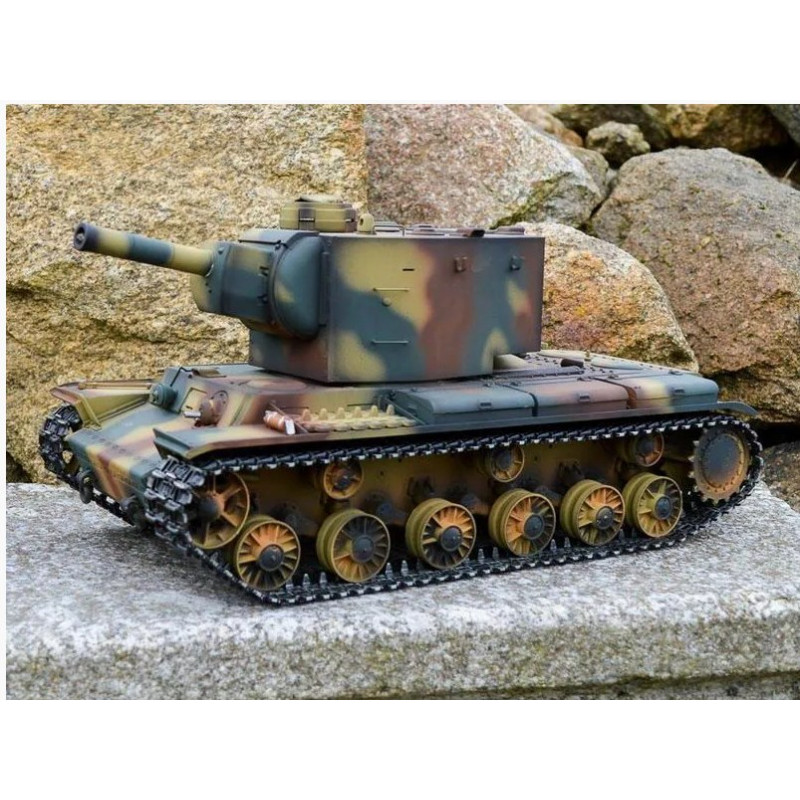 Радиоуправляемый танк Torro KV-2 1/16 зеленый, ВВ-пушка V3.0 2.4G RTR