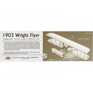 Сборная дер.модель.Самолет 1903 Wright Flyer. Guillows  1:20 Артикул - GUI1202LC