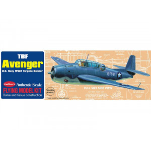 Сборная дер.модель.Самолет TBF Avenger. Guillows  1:30 Артикул - GUI509