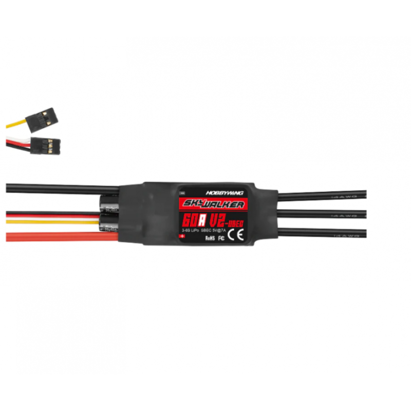 Регулятор оборотов HobbyWing Skywalker V2 60A 6S