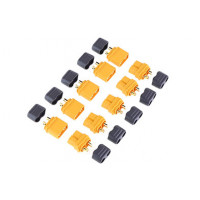 Разъем XT60H с защитой кабелей (5 пар) - FH-8040-5