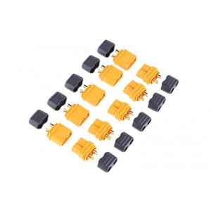 Разъем XT60H с защитой кабелей (5 пар) - FH-8040-5