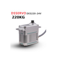 Сервопривод DES220-24V 200 градусов 265кг / 0.16сек / 33.6V цифровой влагозащищённый с металлическими шестернями