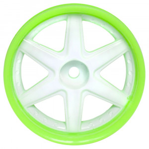 Комплект дисков (4шт.), 6 спиц, зелено-белые 3320123