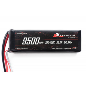 Аккумулятор Speedway Slide Li-Po soft case 6S 22.2v 9500mAh 100C XT90S