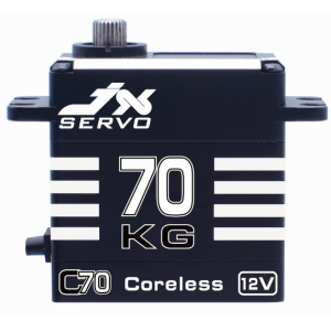 Сервопривод JX Servo C70 72кг / 0.08sec / 12V HV стандартный цифровой с металлическими шестернями