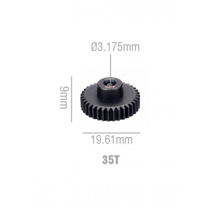 Шестерня стальная Pinion gear 35T 48P для вала 3.17mm