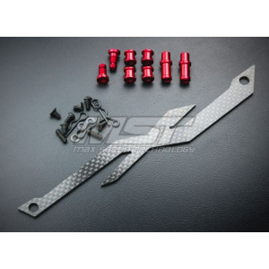 XXX Adjustable carbon battery strap (red) MST-210293R