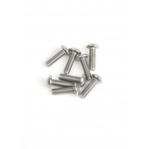 Винты M3x10 стальные нерж. A4 Button Head 8шт.