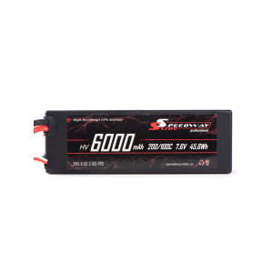 Аккумулятор Speedway Slide 138x47x25mm Li-Po 6000mAh 2S HV 7.6V 100C HARD case XT60