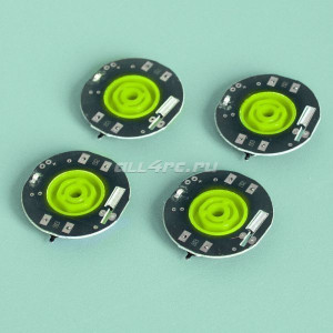 Комплект тормозных дисков с пластиковым шестигранником светящихся (зеленые) SWS-3342012_g