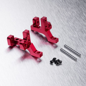 XXX Alum. gear box cover set (HT-F) (red) MST-210323R