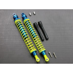 ALLOY FRONT/REAR ADJUSTABLE SPRING DAMPER (170MM) WITH SCREWS & ALLOY COLLARS & DUST-PROOF PLASTIC COVER - 1PR SET GPM-SAX13170-B-Y