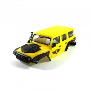 Запчасть для модели Hobby PlusCR-18 KRATOS lexan Body Yellow with LED light - HP-240157