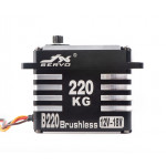 Сервопривод JX Servo B220 215кг / 0.15sec / 18V HV бесколлекторный цифровой с металлическими шестернями