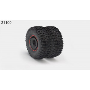 Запчасть для модели YIKONG YK4106 Tires set Glued 2.2 - YK-21100