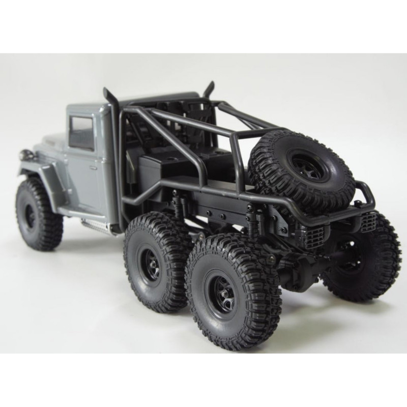 Micro краулер HobbyPlus CR18 Conqueror 6X6 (Gray) 1/18 RTR