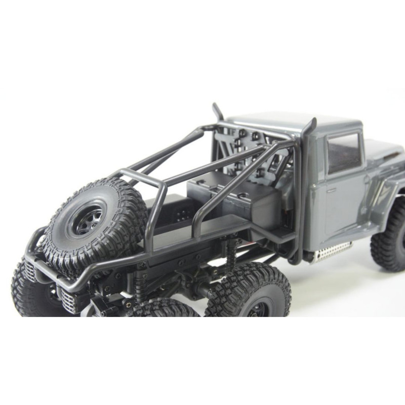 Micro краулер HobbyPlus CR18 Conqueror 6X6 (Gray) 1/18 RTR