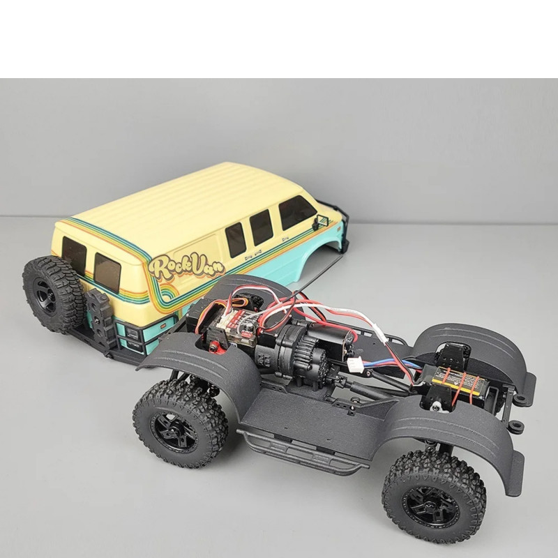 Micro краулер HobbyPlus CR18 Rock Van (Beige) 1/18 RTR
