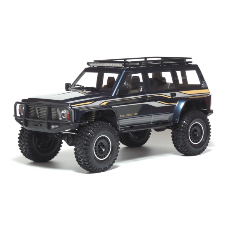 Радиоуправляемая трофи модель Yikong 4107 PRO V2 crawler Patrol Y60 (Navy blue) 1/10 RTR