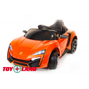 Детский электромобиль Автомобиль Lykan Hypersport 4х4 QLS 5188 Оранжевый краска