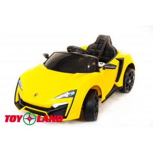 Детский электромобиль Автомобиль Lykan Hypersport 4х4 QLS 5188 Желтый