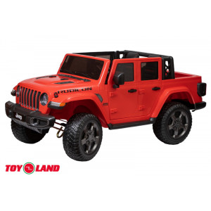 Детский электромобиль Джип Jeep Rubicon 6768R Красный