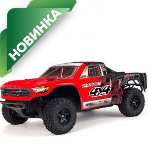 ARRMA Шорт-корс 1:10 Senton Mega 550 Brushed 4WD (Red)